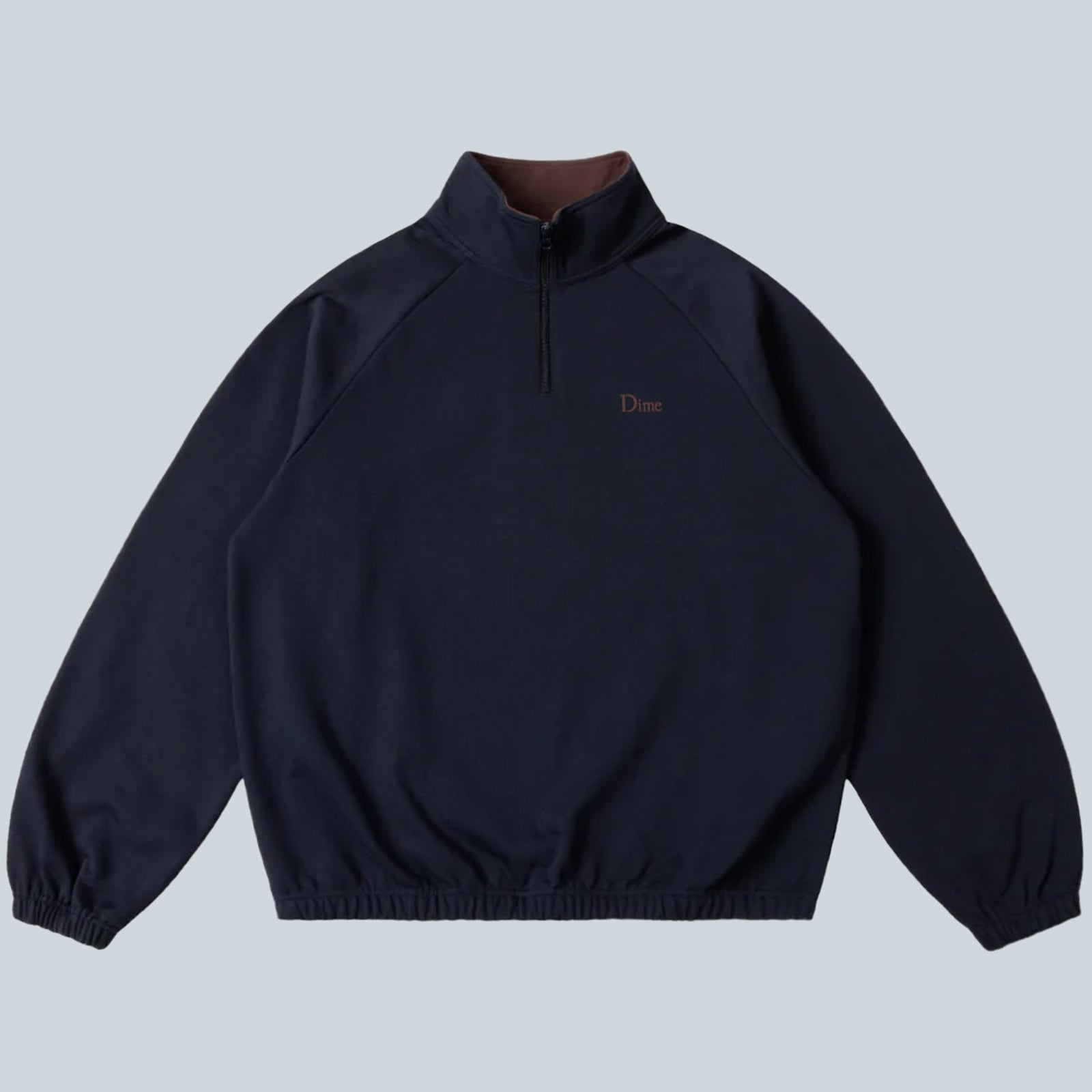 CLASSIC TERRY QUARTER ZIP - NAVY
