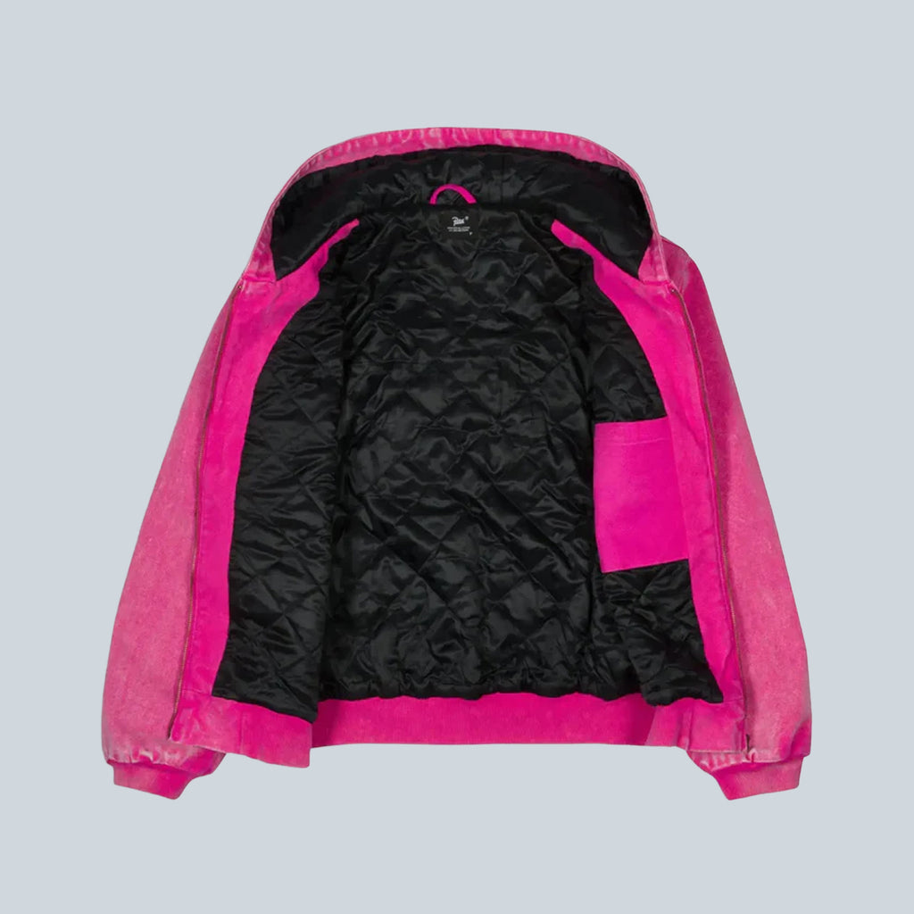 PEACE CANVAS JACKET - PINK