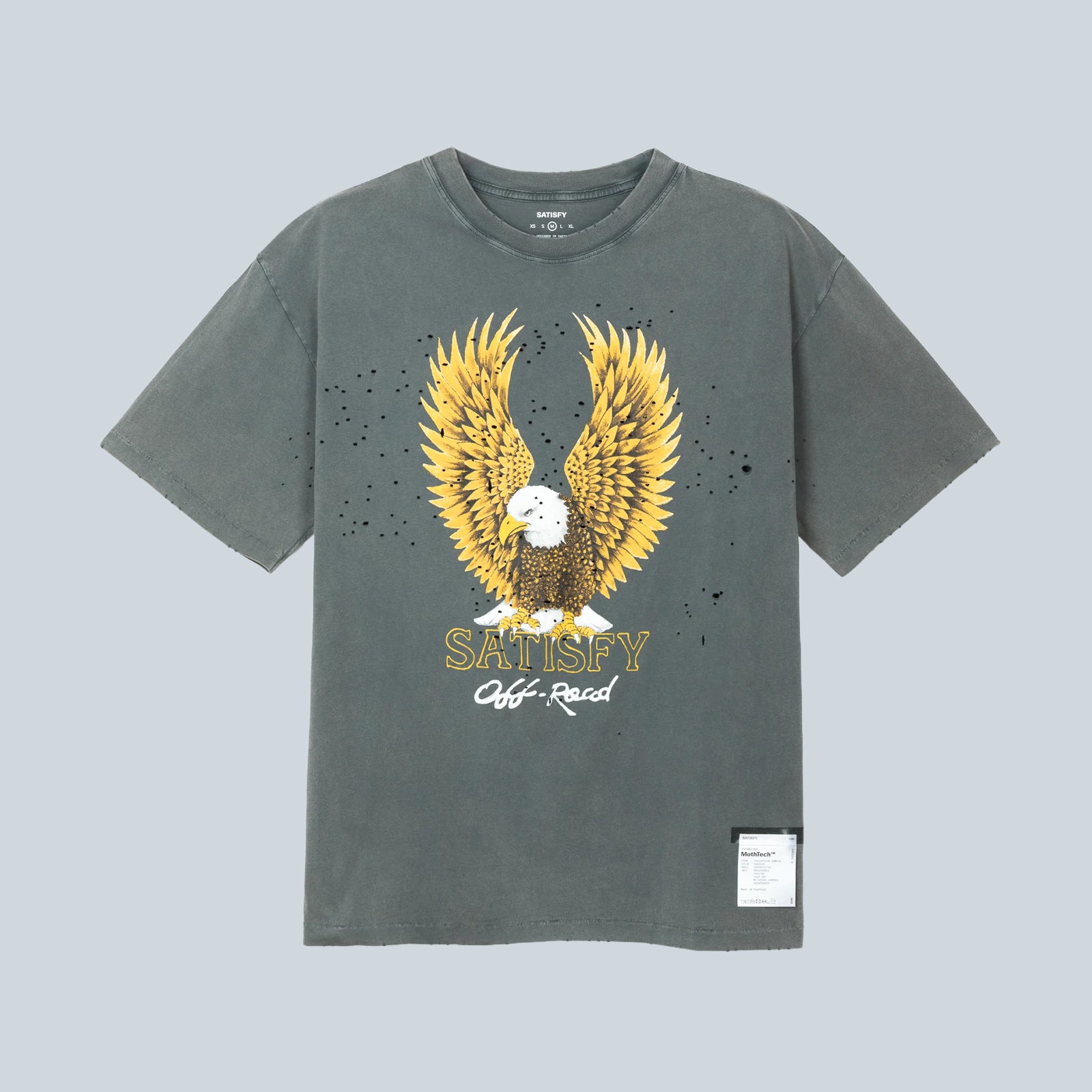 MOTHTECH TSHIRT - FADED BLACK