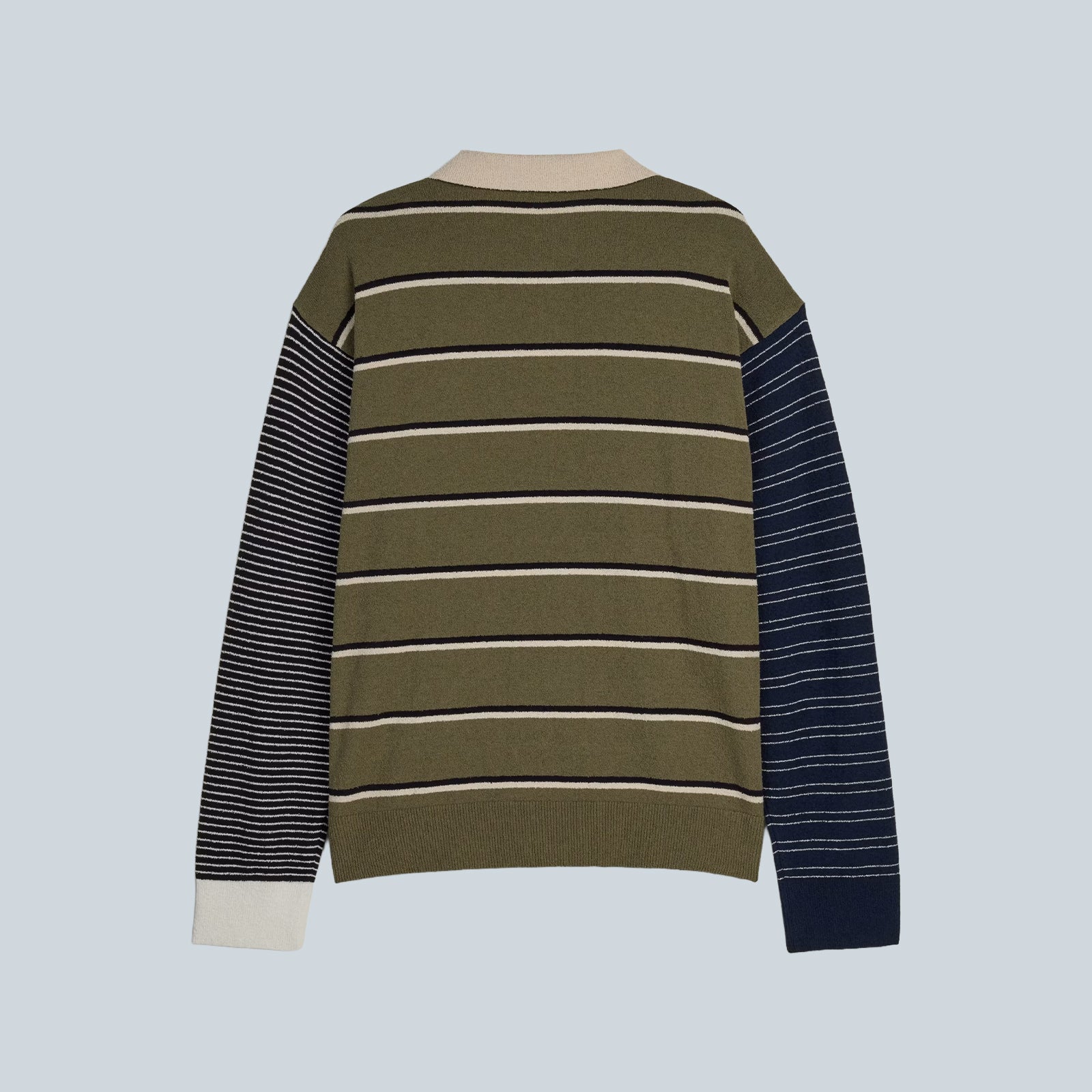LONG SLEEVE TEE - OLIVE STRATA / ALUMINA / BLACK