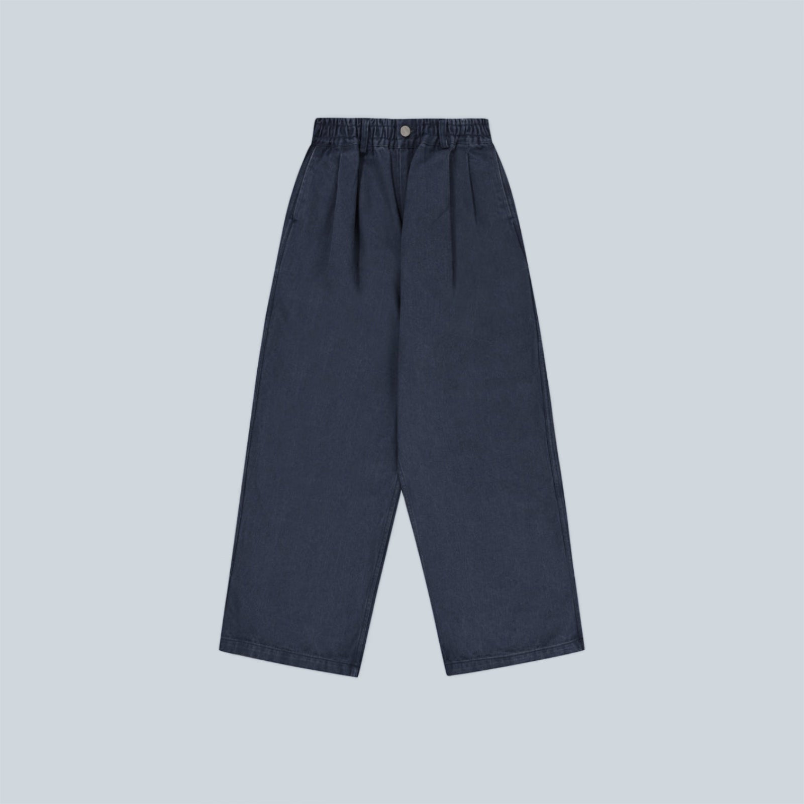 TWO TUCK WIDE KATION PANTS - DARK GRAY