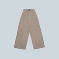 TWO TUCK WIDE PANTS - BEIGE