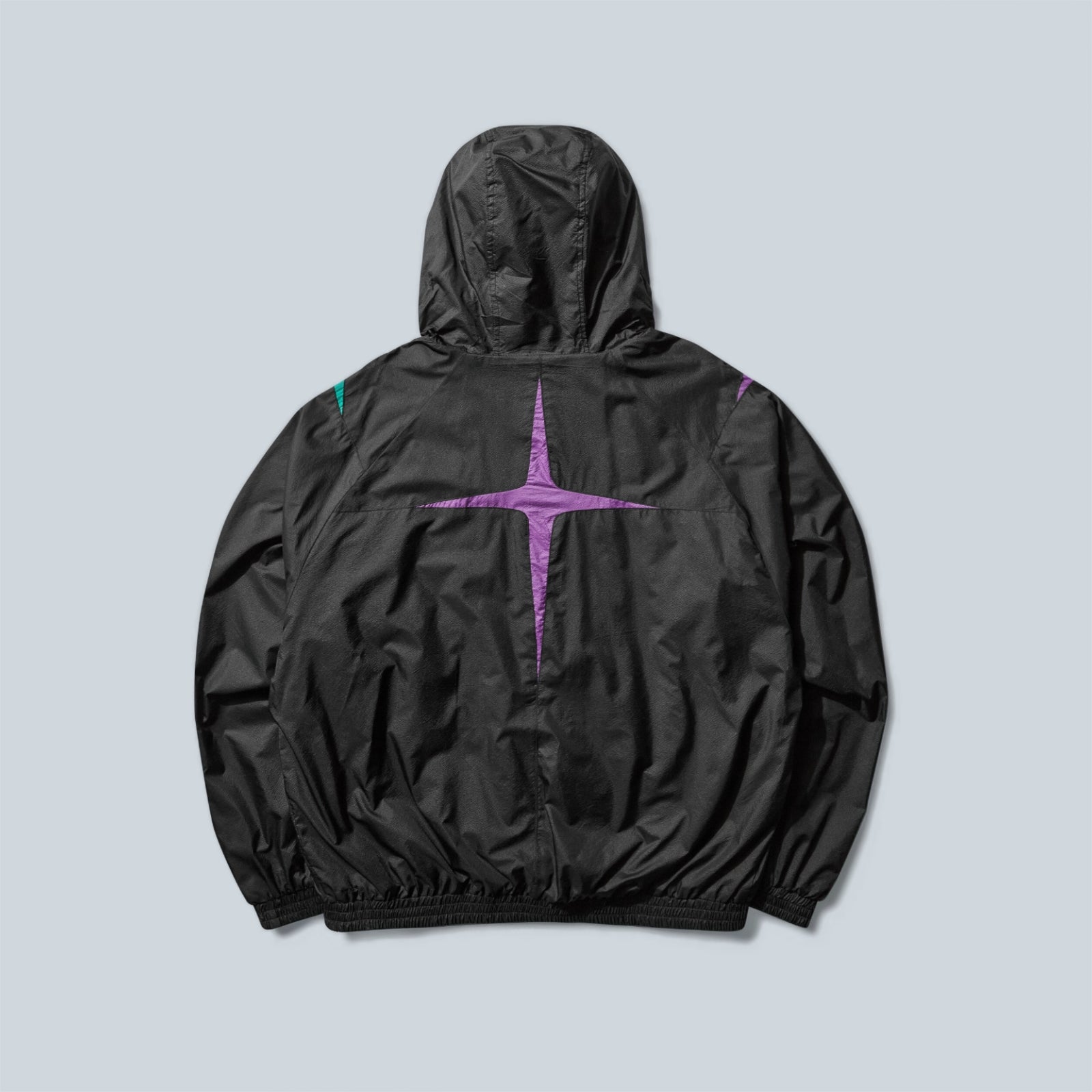 JESTER MASKED TRACK JACKET - BLACK