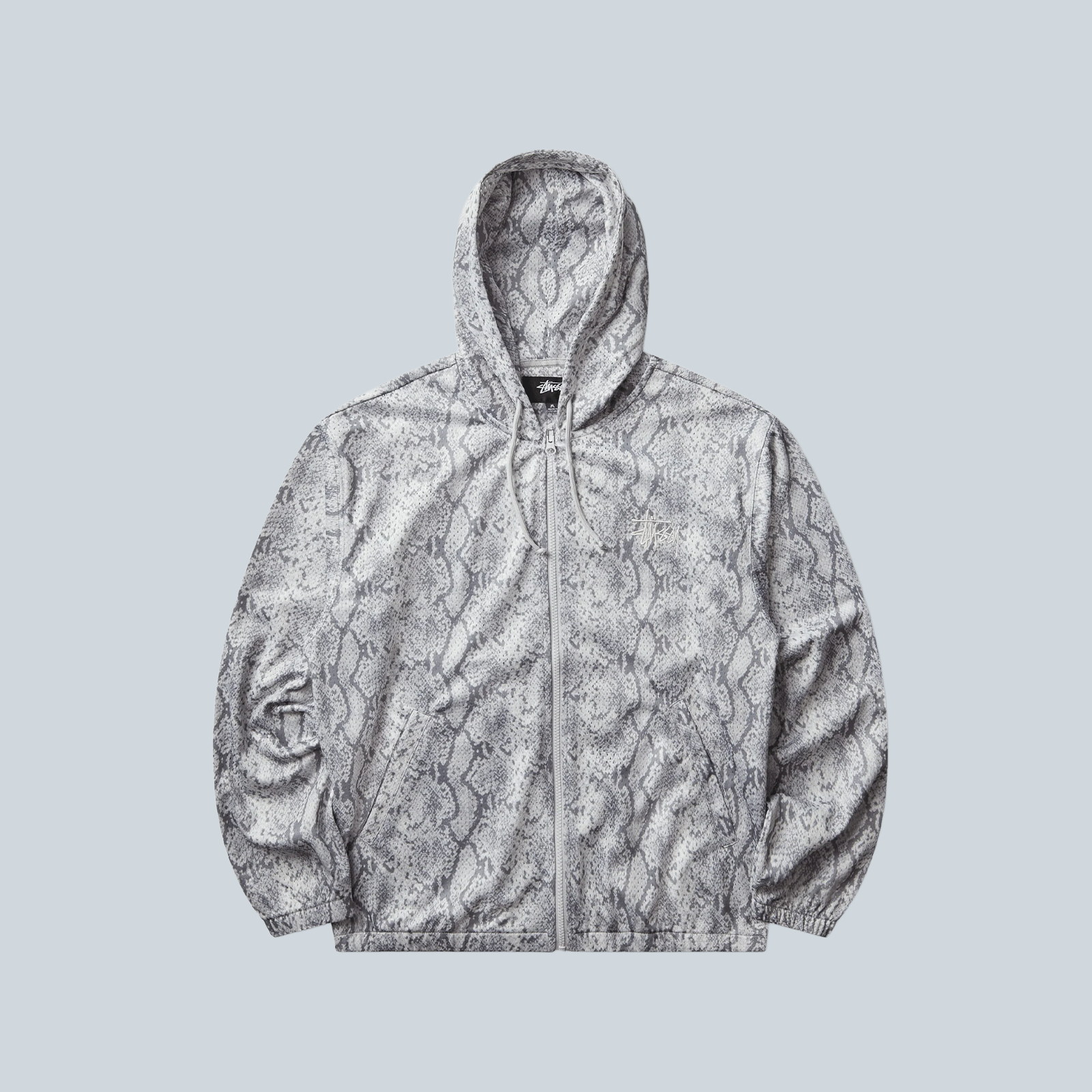 ATHLETIC MESH ZIP HOODIE - SNAKE