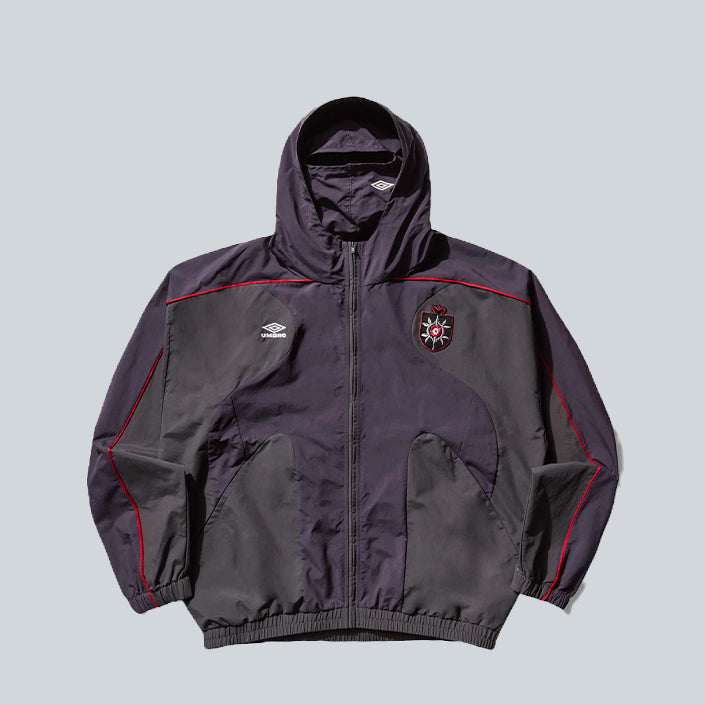 UMBRO ROSE CREST MASKED TRACKSUIT - DARK GRAY DARK PURPLE image 0