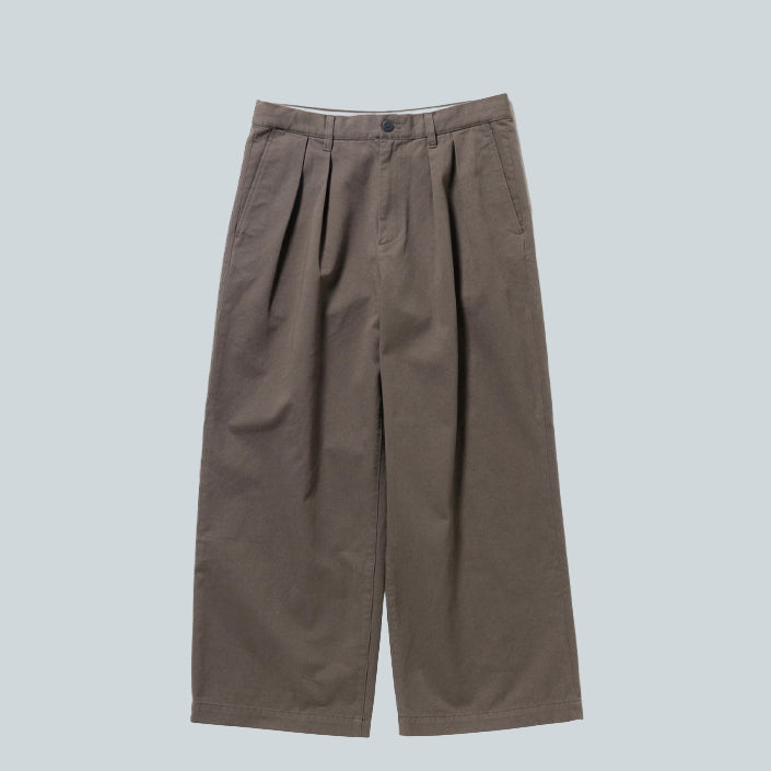 BEAMS NEW WIDE CHINO - GREY image 0