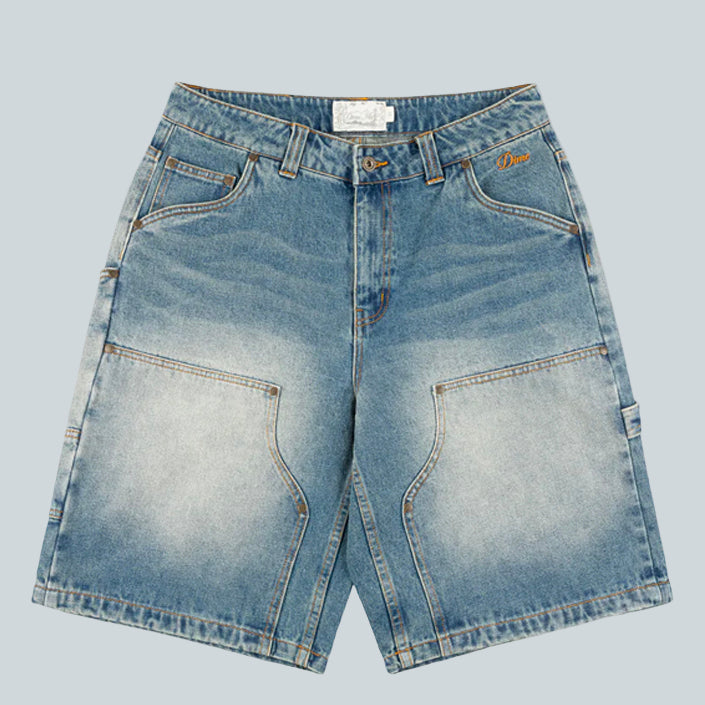 DIME MTL CARPENTERDENIM SHORTS - BLUE image 0