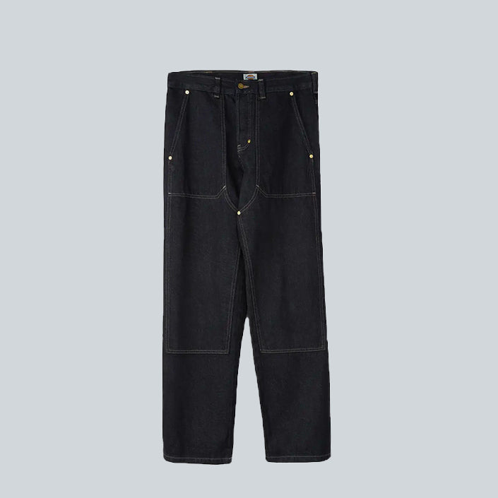 DICKIES SELVEDGE DOUBLE KNEE PANTS - RINSED image 0