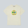 PIET FAIR PLAY RAW EDGE TEE - BONE WHITE image 0