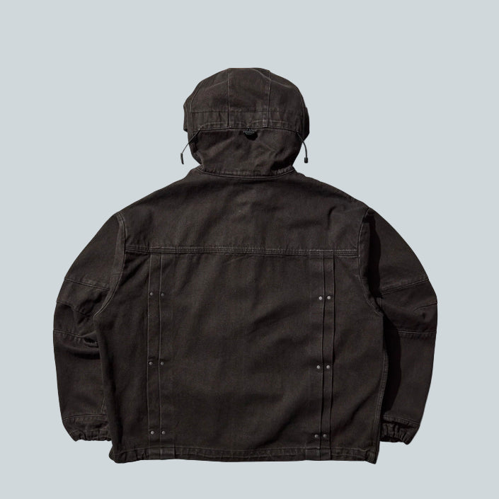 ROA X WRANGLER VOLANO DENIM JACKET - DARK BROWN image 1