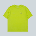 PURPLE MOUNTAIN OBSERVATORY GLOBE SS TEE - LIME image 0