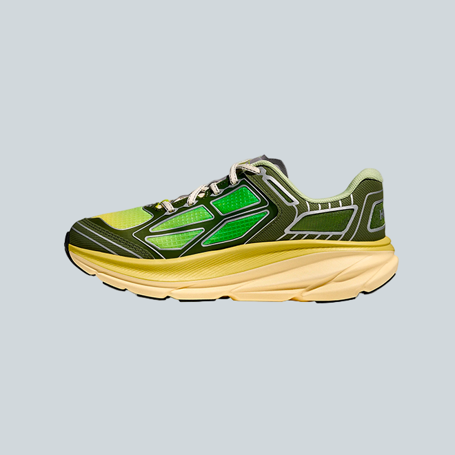 HOKA X SUPERVSN CLIFTON ONE9 - GREEN FLASH image 1