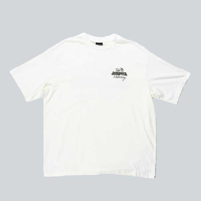 GOODIES SPORTIVE DELIVERY TEE - WHITE image 0