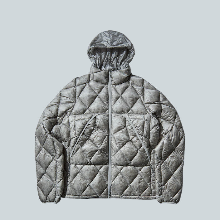 ROA NUNA 800 FILL POWER HOODED DOWN JACKET - SILVER image 0