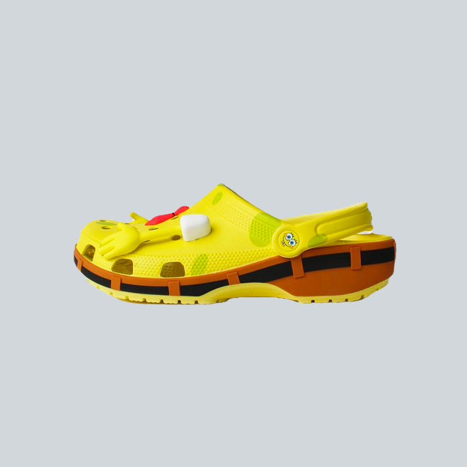 CROCS SPONGEBOB CLASSIC CLOG - BANANA image 1