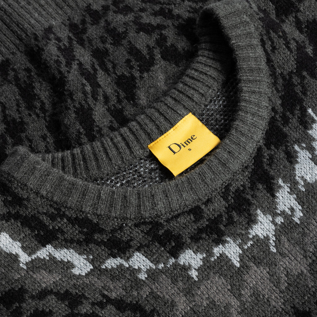 DIME MTL HOUNDSTOOTH KNIT - COAL image 1