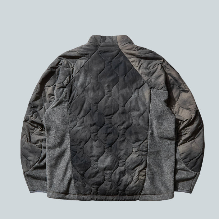ROA X AND WANDER QUILTED FLEECE JACKET - GREY image 1