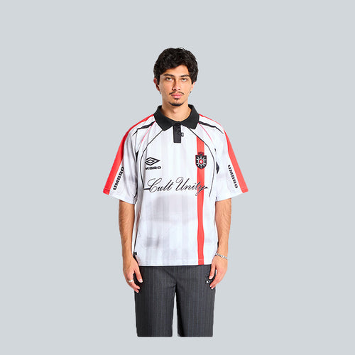 UMBRO 01 03 POLO - WHITE RED image 0
