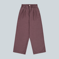 KAPPY TWO TUCK WIDE KATION PANT - PURPLE image 0