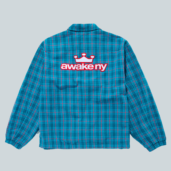 AWAKE NY COACHES JACKET - BLUE image 1