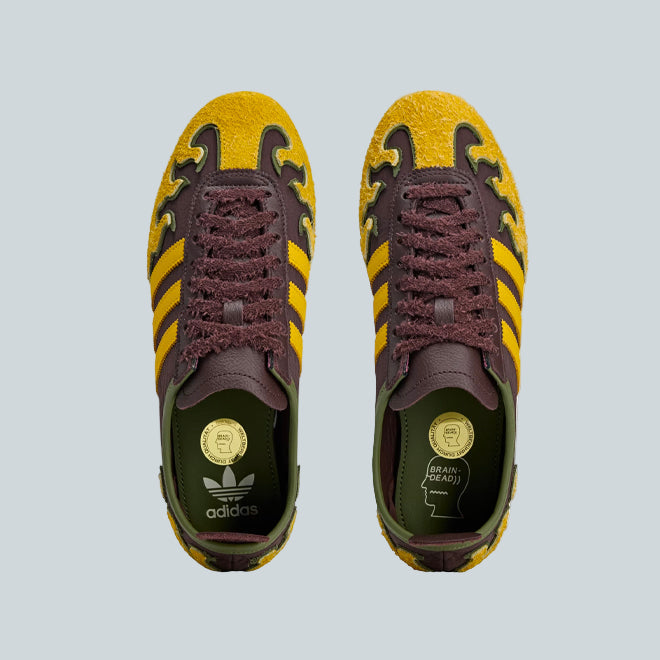 ADIDAS X BRAIN DEAD JAPON LO - SHADOW BROWN / HAZY YELLOW / OFF WHITE image 2