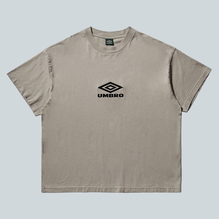 UMBRO OG LOGO T-SHIRT - TAUPE image 0