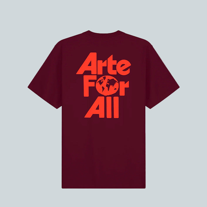 ARTE FOR ALL TEE - BORDEAUX image 0