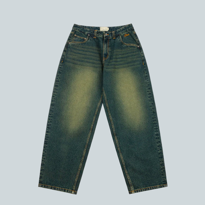 DIME MTL BAGGY DENIM PANTS - SANDBLASTED PINE image 0