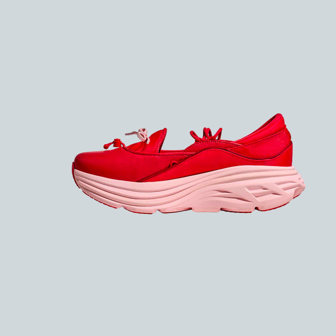 HOKA BONDI MARY JANE - CERISE / ROSE TEA image 1