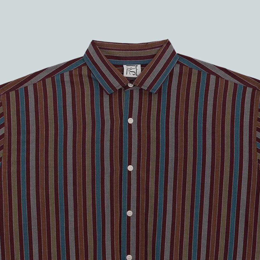 BASERANGE CHEMISE CLAUDE - BROWN image 1