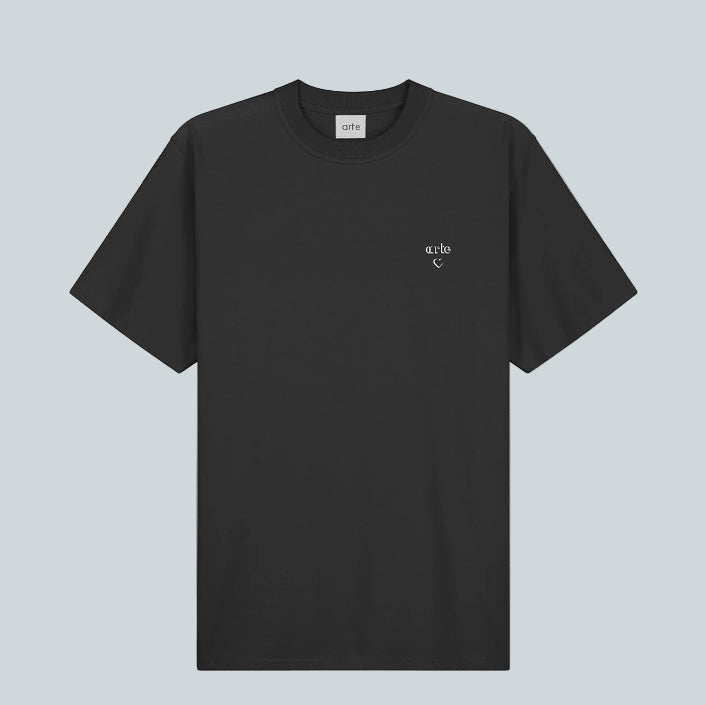ARTE HEART TEE - BLACK image 0