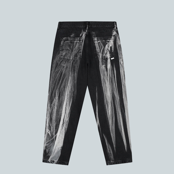 ARTE WASHED JEANS PANTS - BLACK image 1