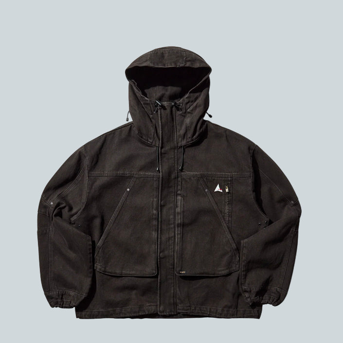 ROA X WRANGLER VOLANO DENIM JACKET - DARK BROWN image 0