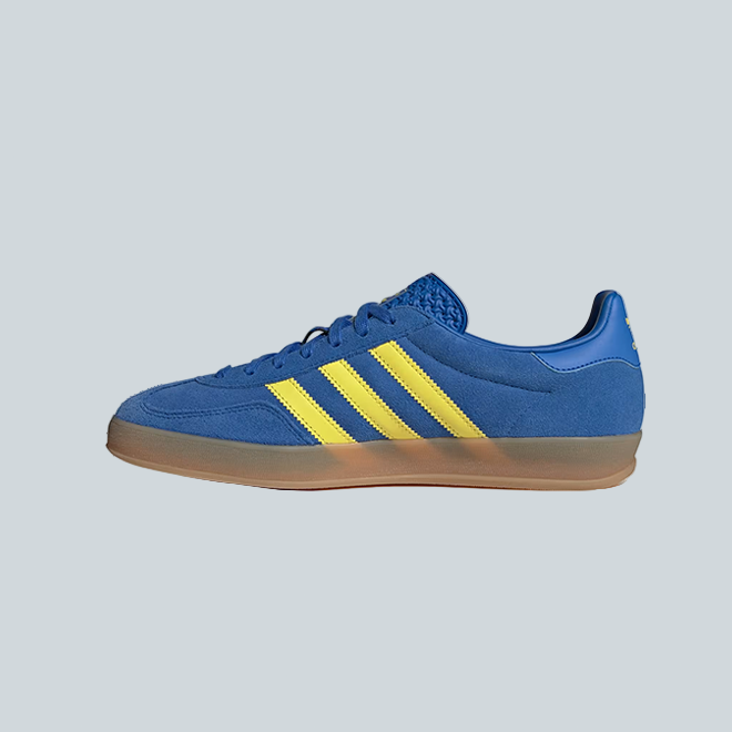 ADIDAS GAZELLE W INDOOR - BLUE/PURE SULFUR/GUM image 1