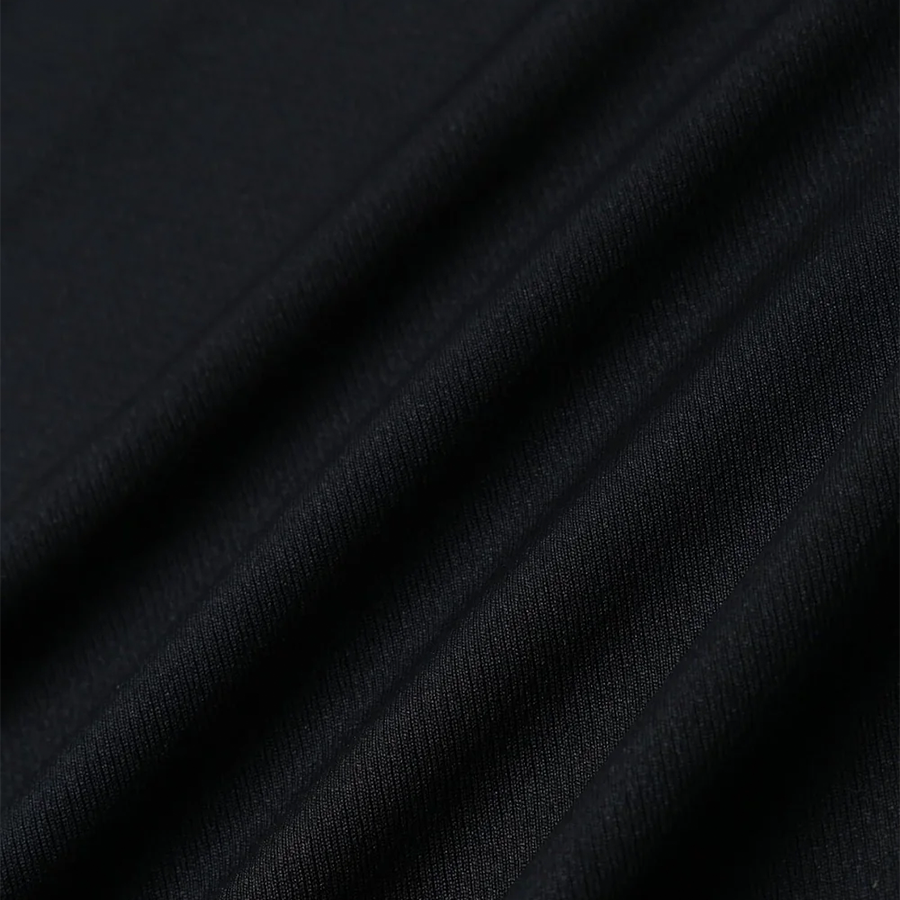 AND WANDER DRY JERSEY RAGLAN SS T - BLACK image 2