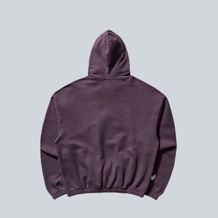 UMBRO OG LOGO MASK HOODIE - DARK PURPLE image 1