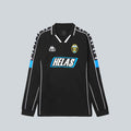 KAPPA X HELAS LS POLO - BLACK image 0