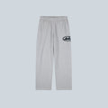 CIRCLE PATCH LOGO SWEATPANTS - GREY