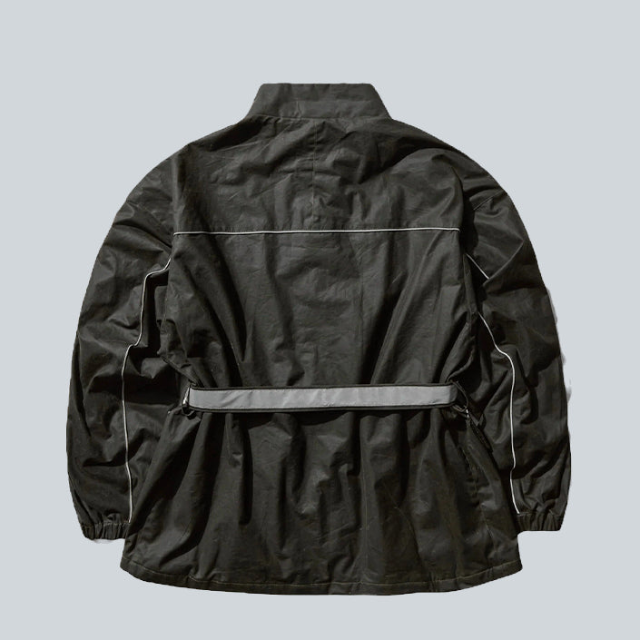 UMBRO TRAINER WAXED JACKET - DARK OLIVE image 1