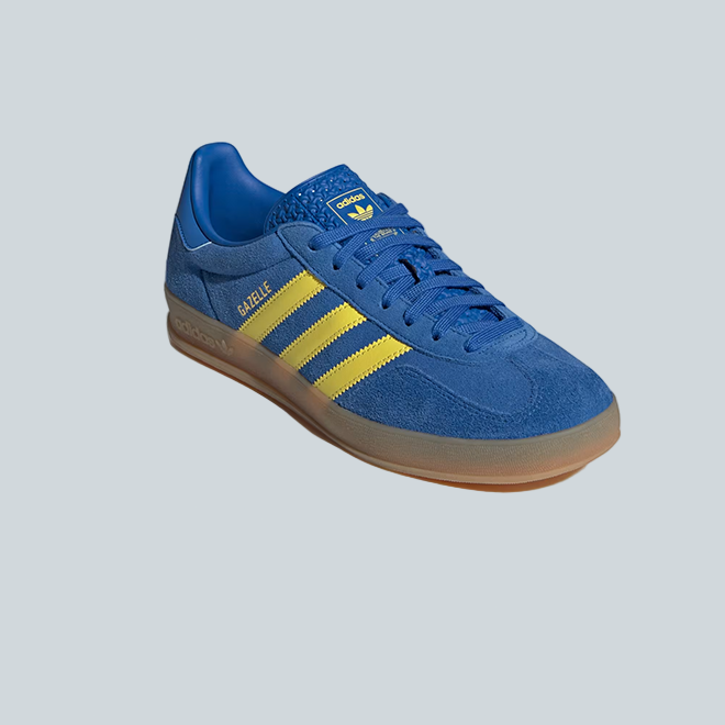 ADIDAS GAZELLE W INDOOR - BLUE/PURE SULFUR/GUM image 2