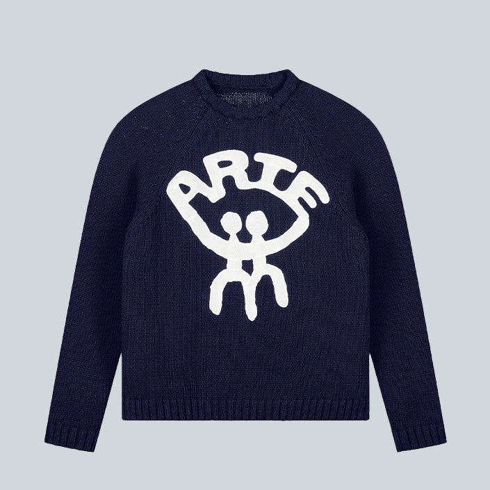 ARTE ALL TOGETHER SWEATER - NAVY image 0