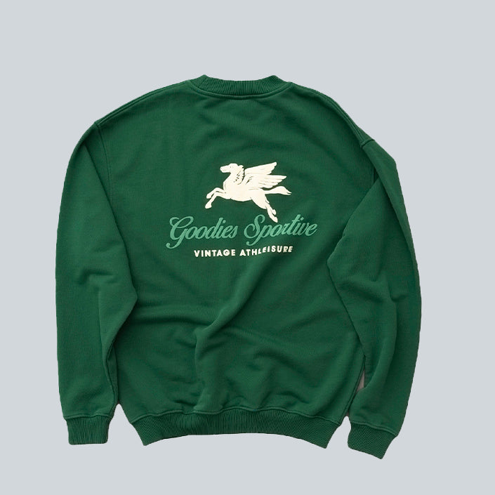 GOODIES SPORTIVE PREMIUM CREWNECK - GREEN image 1