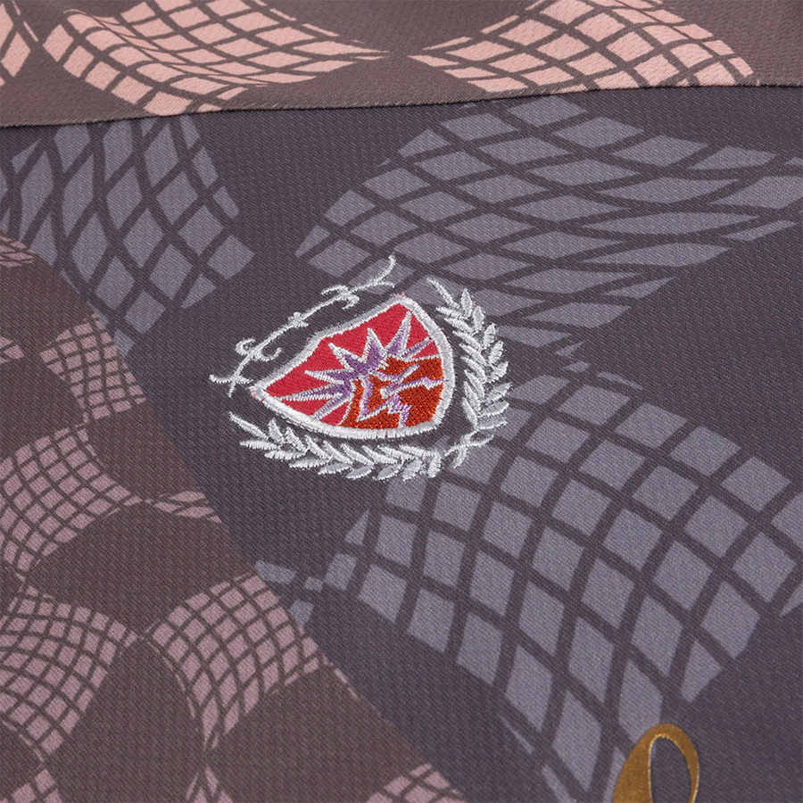 DIME MTL CHECKERED HOME JERSEY - GREY image 3