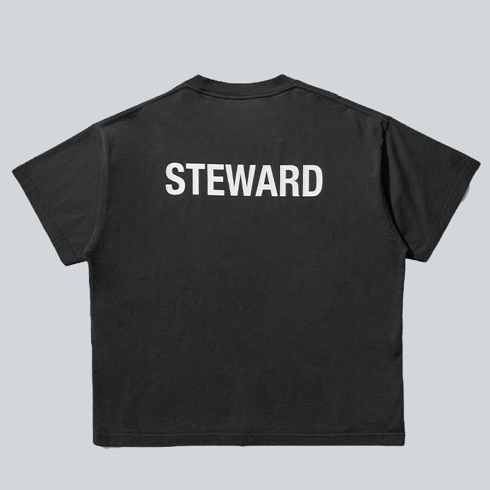 UMBRO STEWARD VEST TSHIRT - WASHED BLACK image 1