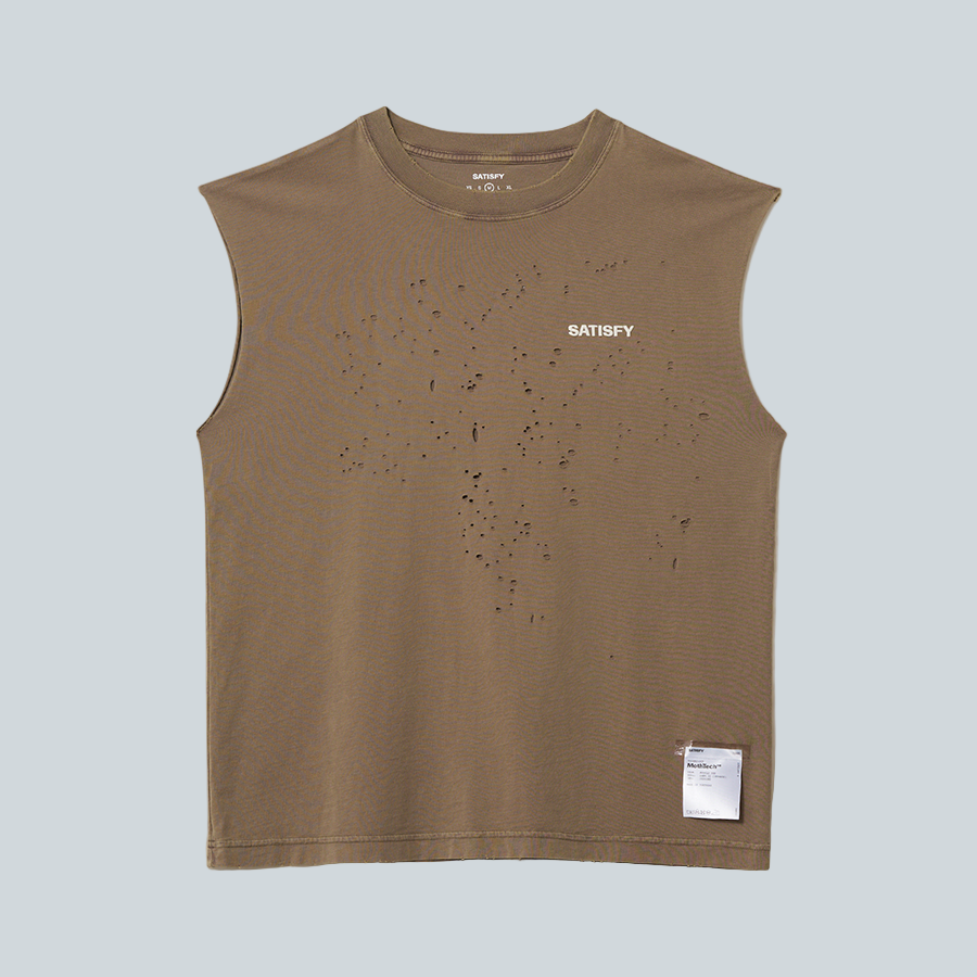 SATISFY MOTHTECH MUSCLE TEE - AGED FALCON image 0