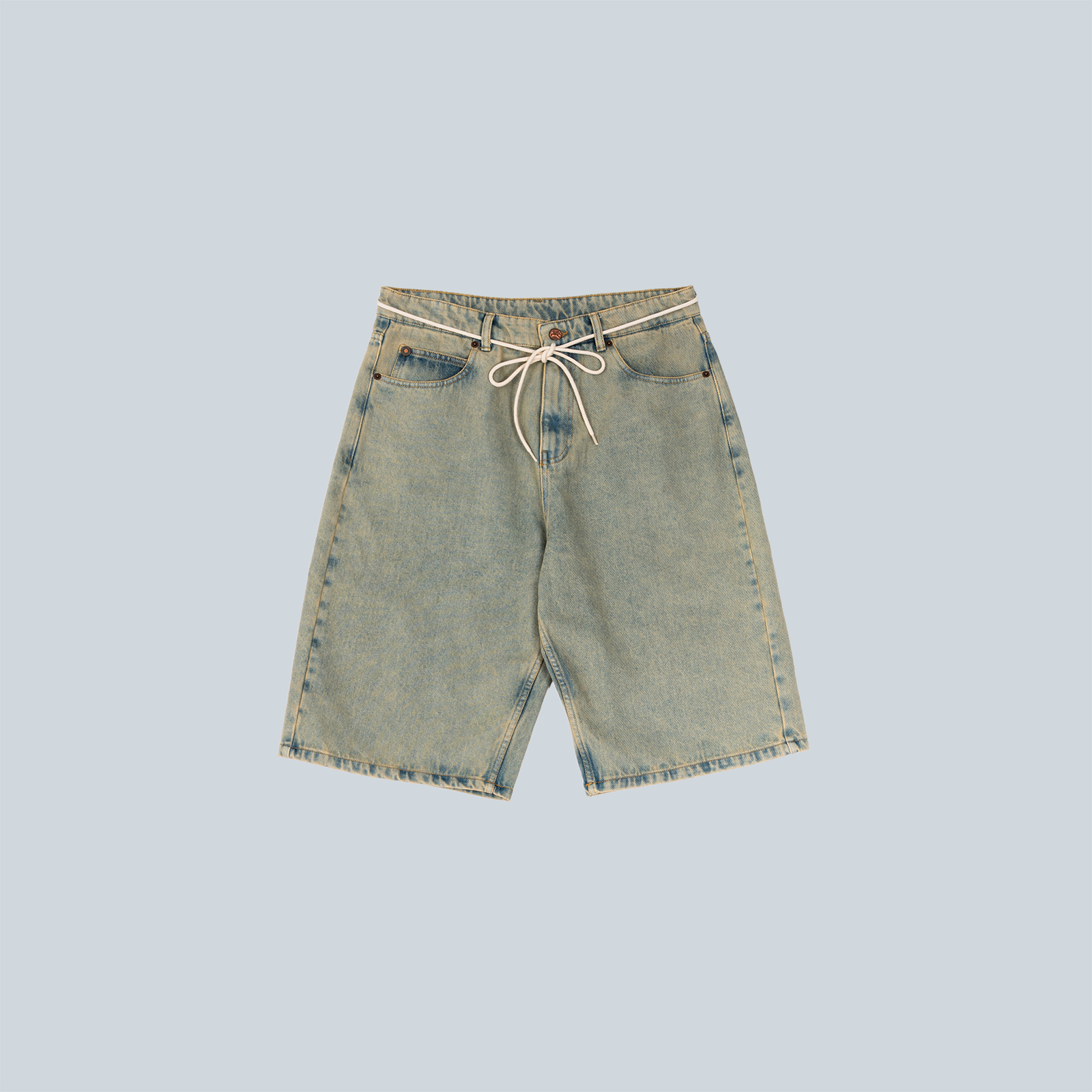 DIRTY DENIM SHORTS