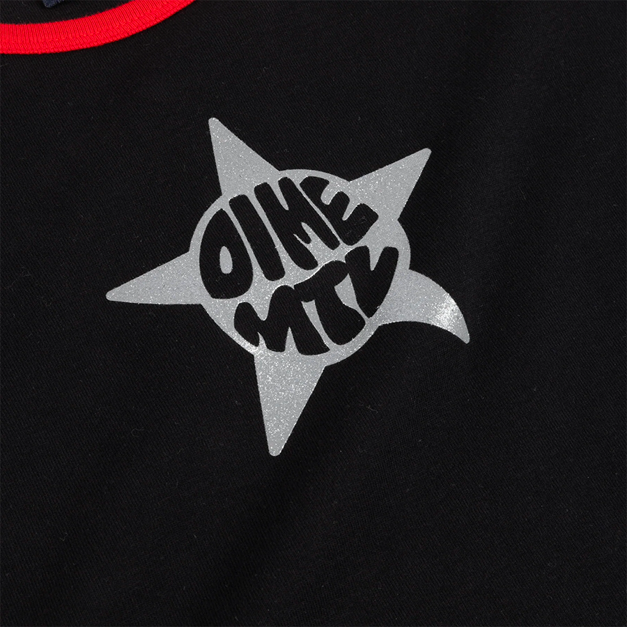 DIME MTL TEE BABY STAR - BLACK image 1