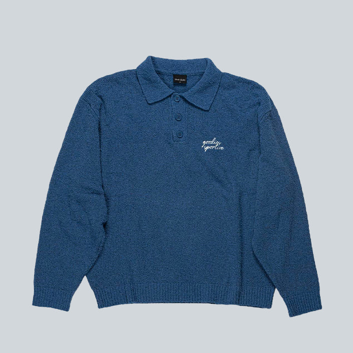 GOODIES SPORTIVE BLUE CACTUS POLO - BLUE image 0