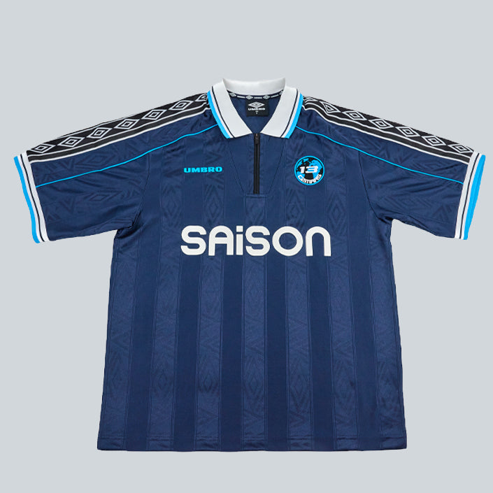 UMBRO X SAISON X C2MARS JERSEY "MARSEILLE UNITED" - NAVY BLUE / WHITE image 0