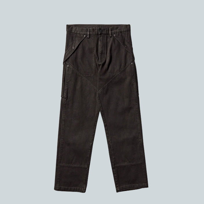 ROA X WRANGLER ORTE DENIM CARGO - DARK BROWN image 0
